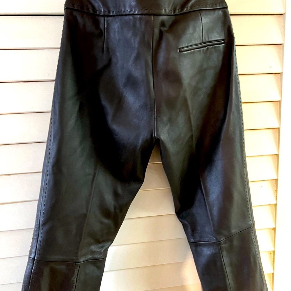 Genuine leather pants